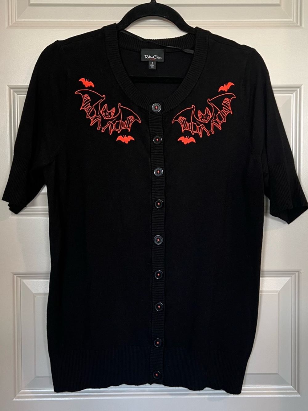 torrid RetroChic Black Crewneck Top